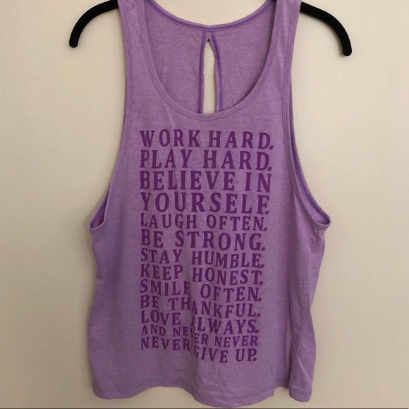 Lorna Jane Work Hard Play Hard Tank - Picture 1 of 2